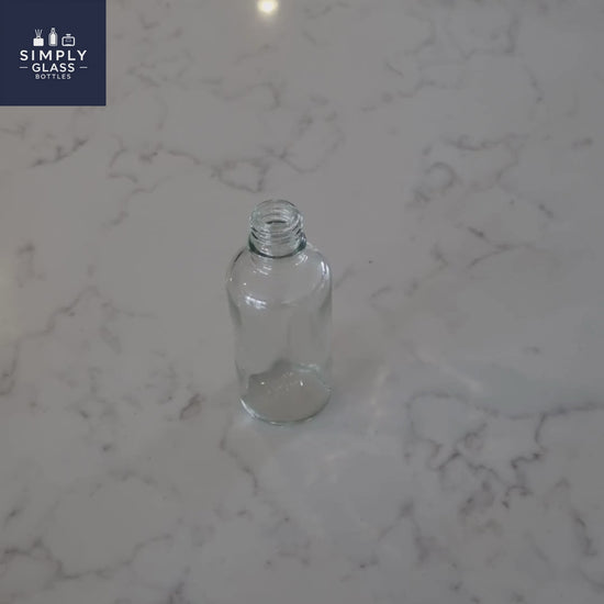 50ml Clear Glass Dropper Bottle