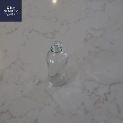 50ml Clear Glass Dropper Bottle