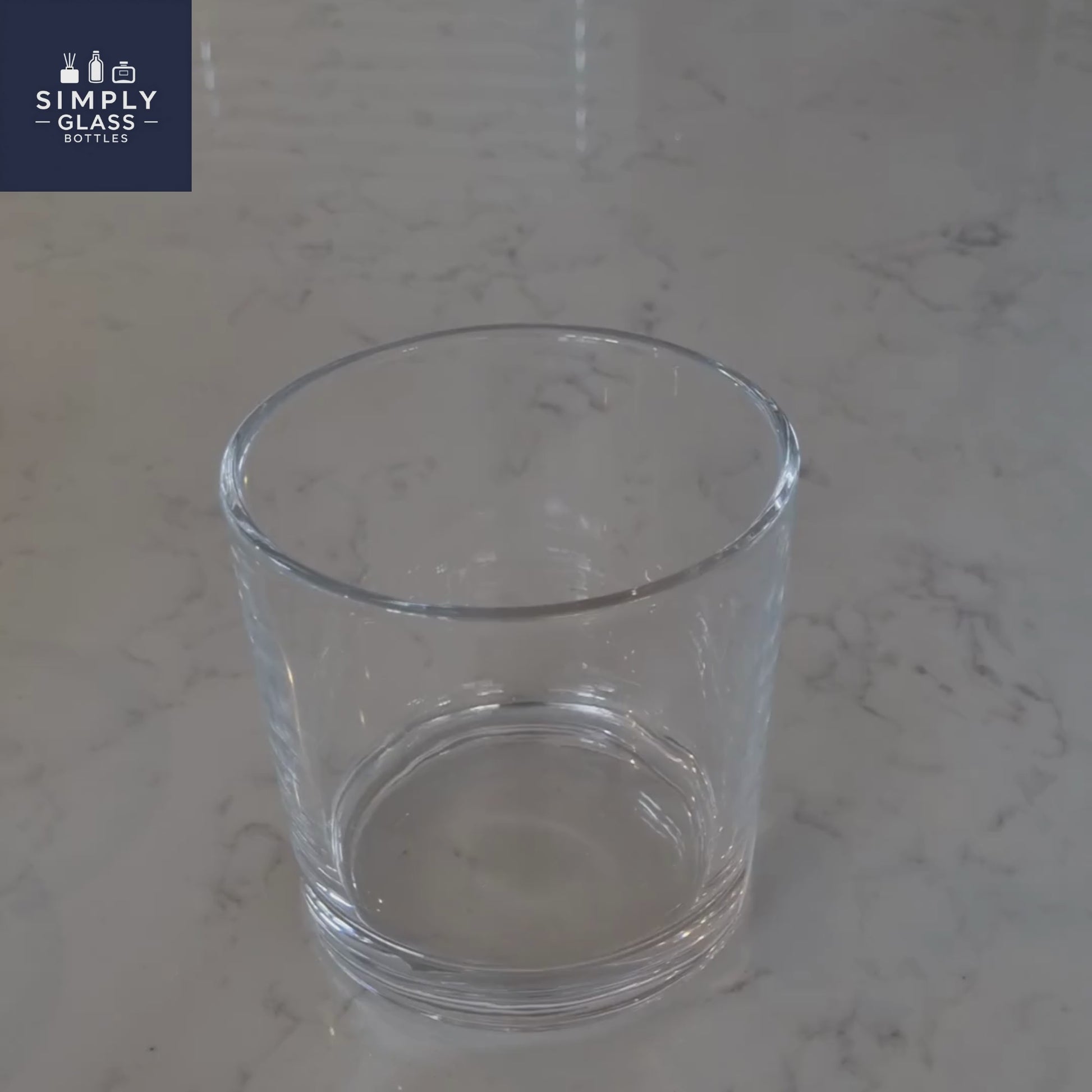 Clear Tank Glass - Candle Glass