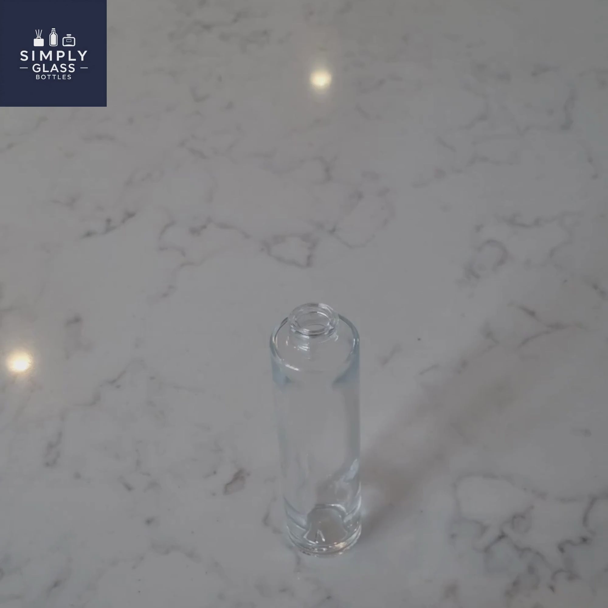 30cl tall cuban glass bottle for fragrance and perfume