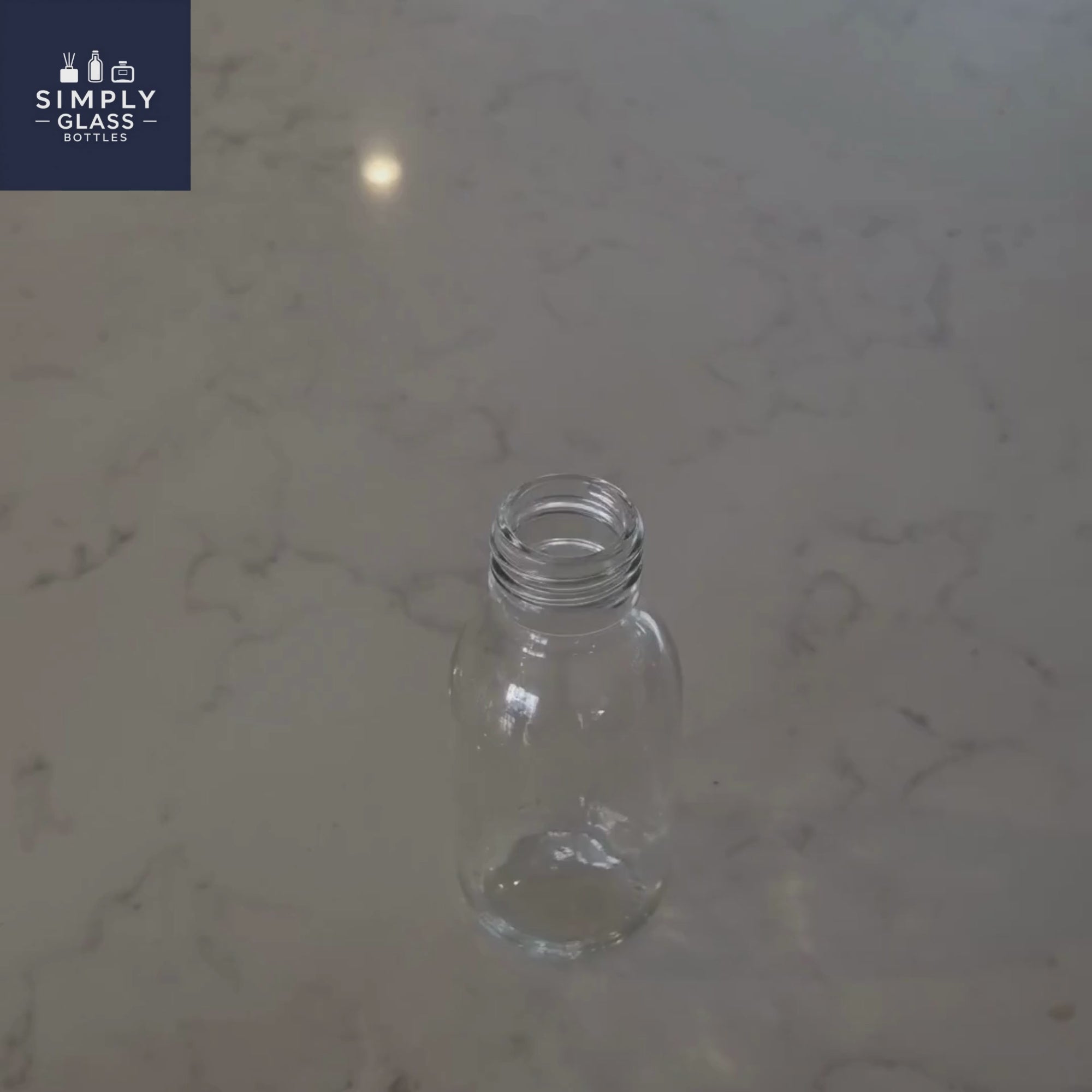 100ml Clear Alpha Bottle