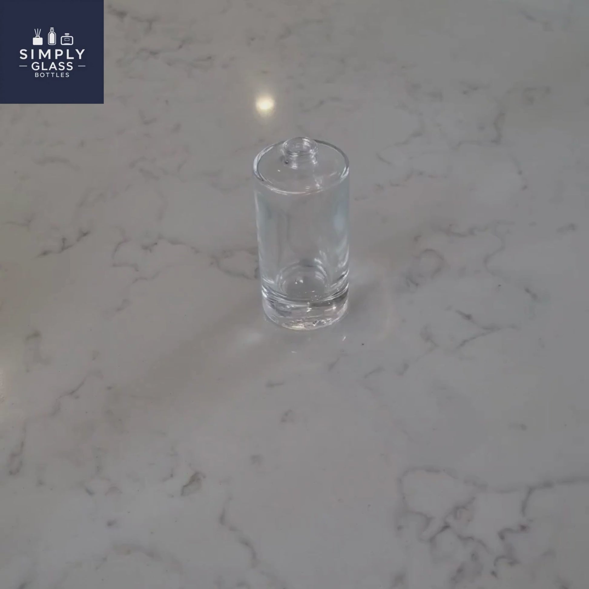 50ml Glass Charlotte fragrance bottle