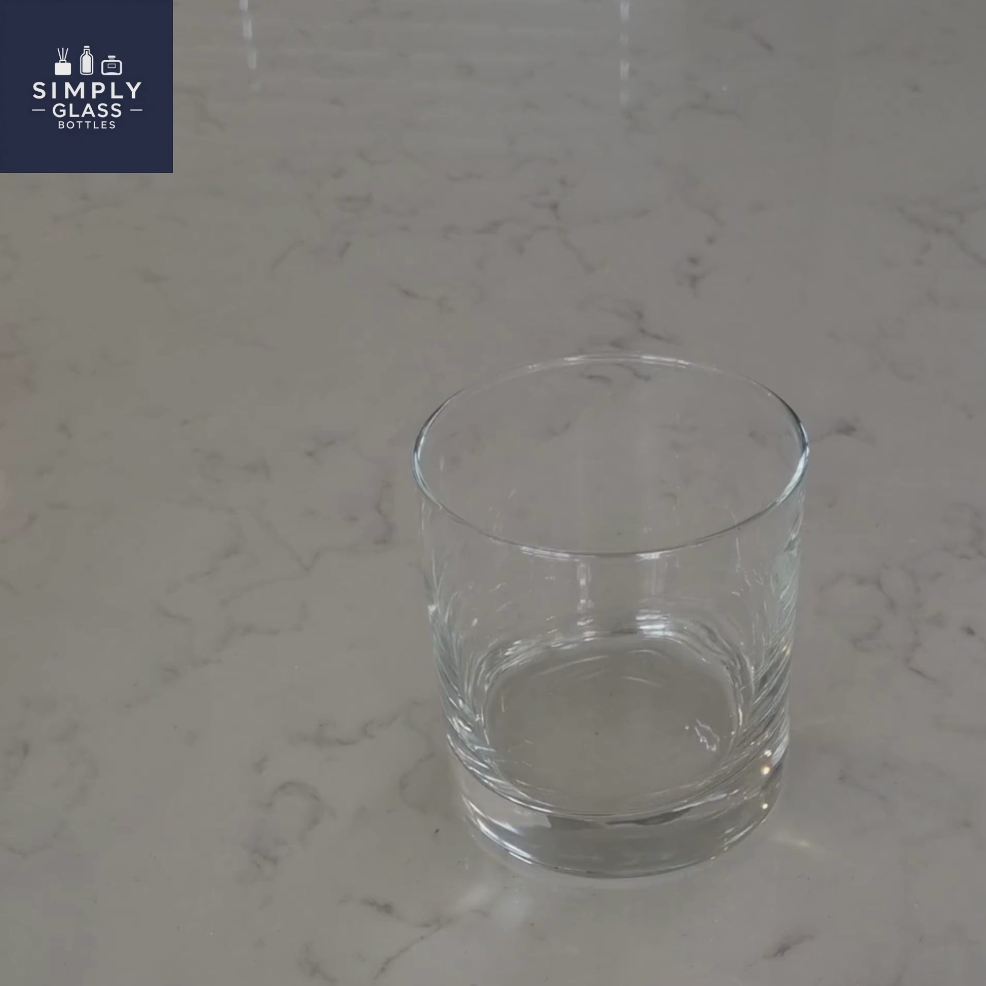 38cl candle glass, clear