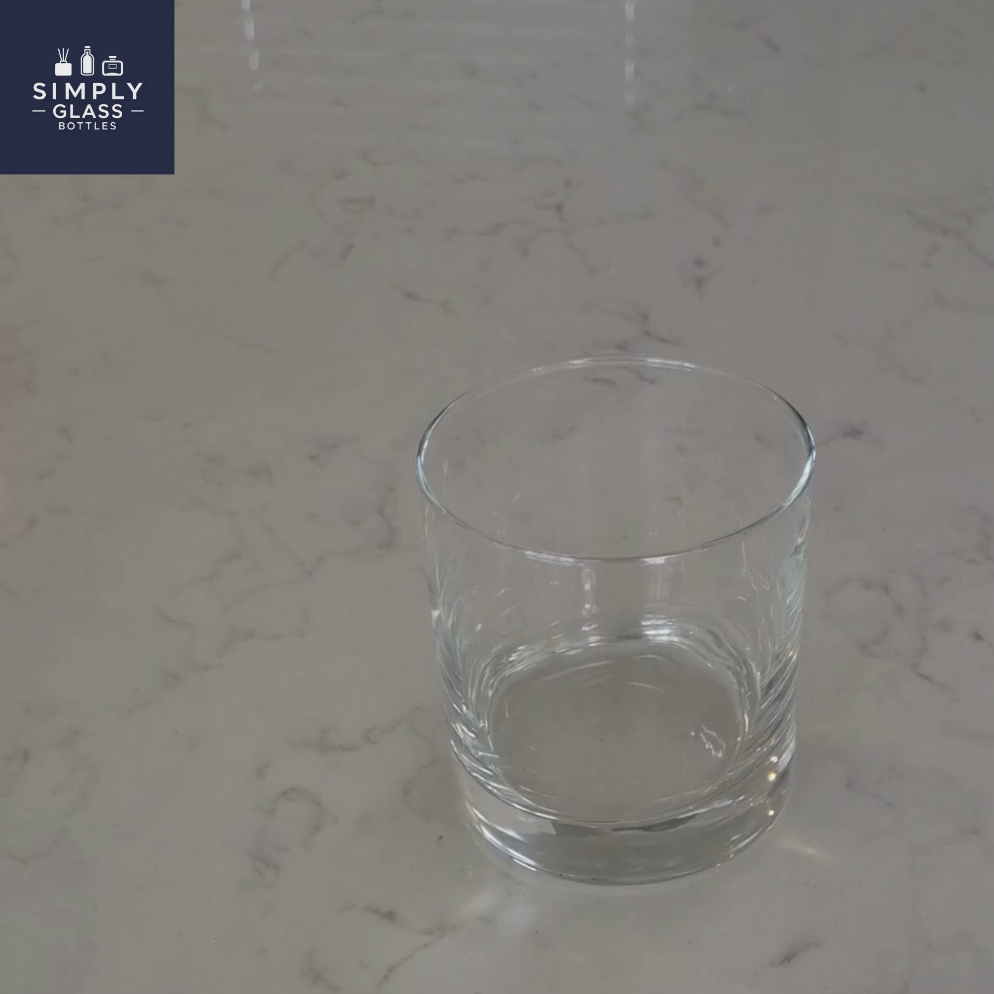 38cl candle glass, clear